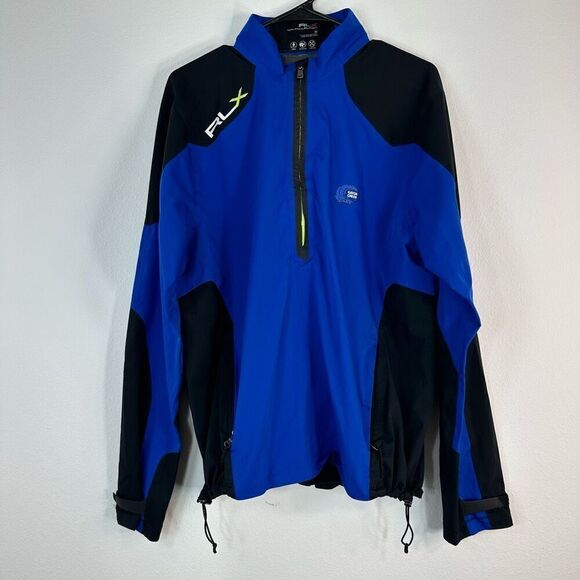 Ralph Lauren Golf RLX Colorblocked Windbreaker Pullover Men’s Medium Gropcore - Picture 1 of 11